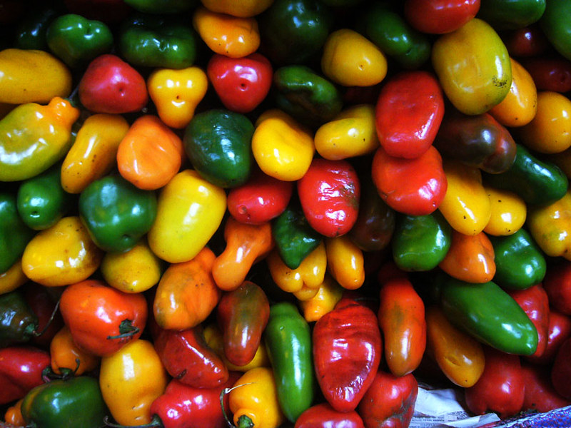 Compras em Cusco - Pimentas