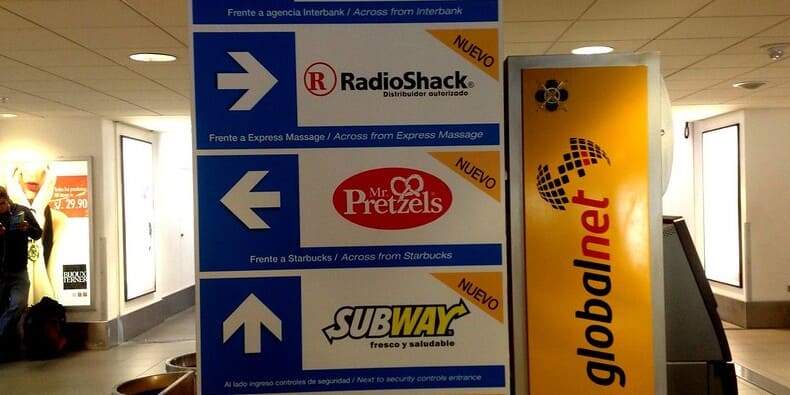 aeroporto de cusco - lojas